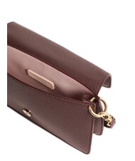 COCCINELLE C-ME Tasche aus geh&auml;mmertem Leder mit Klappe Beere - Damentaschen - 4