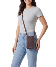 COCCINELLE FLOR iPhone-Tasche mit Schultergurt Beere - Damentaschen - 2