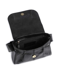THE BRIDGE FLORA Mini-Schultertasche aus Leder Schwarzes Gold - Damentaschen - 4