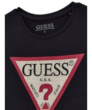 GUESS KIDS Kurzarm-T-Shirt mit Strasssteinen jetbla - Kinder-T-Shirt - 3