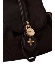 BORBONESE POCHE Schultertasche mit Schultergurt Schokolade - Damentaschen - 4