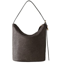 BORBONESE PRIVE Vertikale Schultertasche Teer - Damentaschen - 3