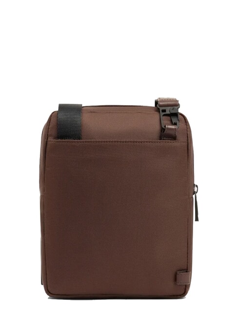 WOLLEM iPad Mini-Tasche aus Stoff und Leder BRAUN - Umh&auml;ngetaschen Herren