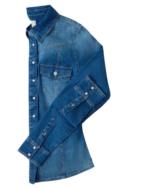 VELVET Jeanshemd, lang&auml;rmelig Liberty City Washington - Damenblusen