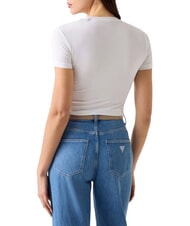 GUESS NEW MINI Logo-T-Shirt purwei&szlig; - T-Shirts und Tops f&uuml;r Damen - 2