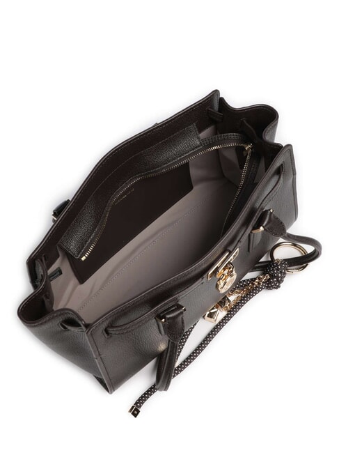 HAMILTON MODERNE Schultertasche aus Leder Schokolade - Damentaschen