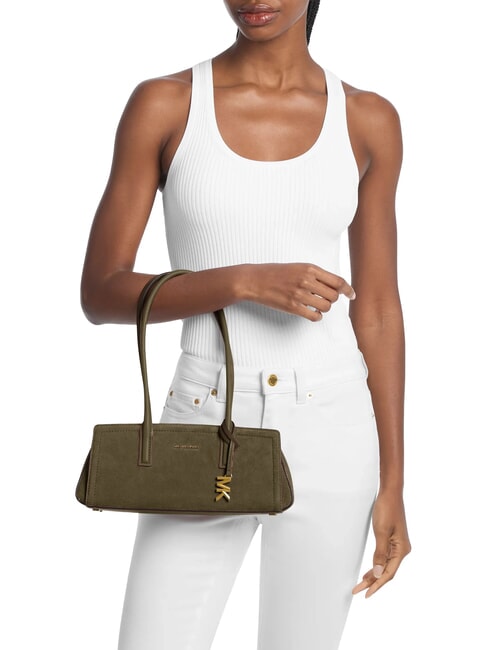 LAILA Schultertasche, Leder Loden - Damentaschen