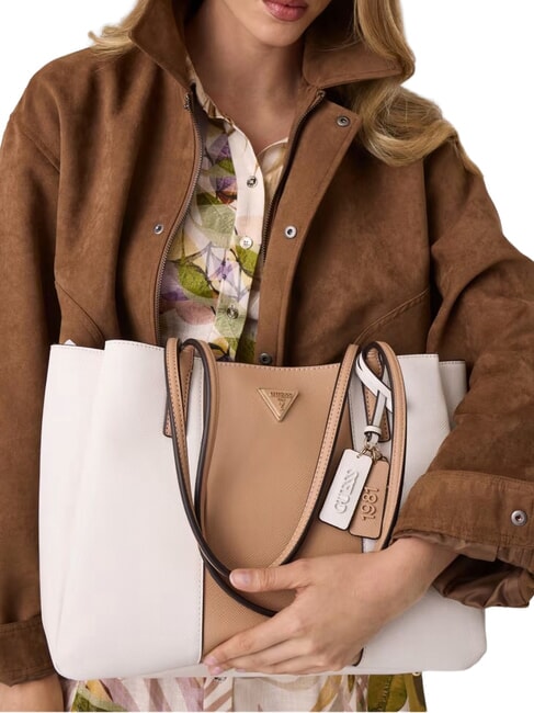NOELLE 2 Schultertasche Cremewei&szlig;/Beige - Damentaschen