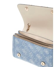 GUESS NOELLE 2 Umh&auml;ngetasche Denim-Logo - Damentaschen - 5