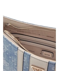 GUESS NOELLE 2 Verstellbare Schultertasche Denim-Logo - Damentaschen - 4