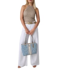 GUESS NOELLE 2 Tragetasche mit zwei Henkeln Denim-Logo - Damentaschen - 2
