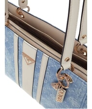 GUESS NOELLE 2 Tragetasche mit zwei Henkeln Denim-Logo - Damentaschen - 4