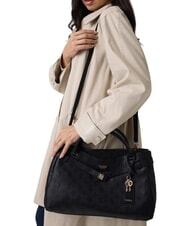 GUESS ELLA Handtasche mit Schulterriemen schwarzes Logo - Damentaschen - 2