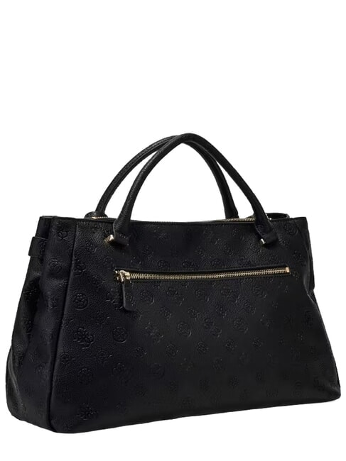 ELLA Handtasche mit Schulterriemen schwarzes Logo - Damentaschen