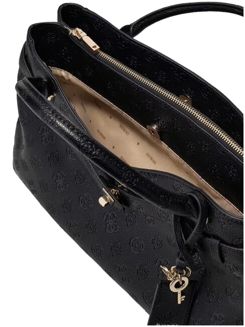 ELLA Handtasche mit Schulterriemen schwarzes Logo - Damentaschen