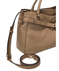 GUESS ELLA Handtasche mit Schulterriemen beige Logo - Damentaschen - 5