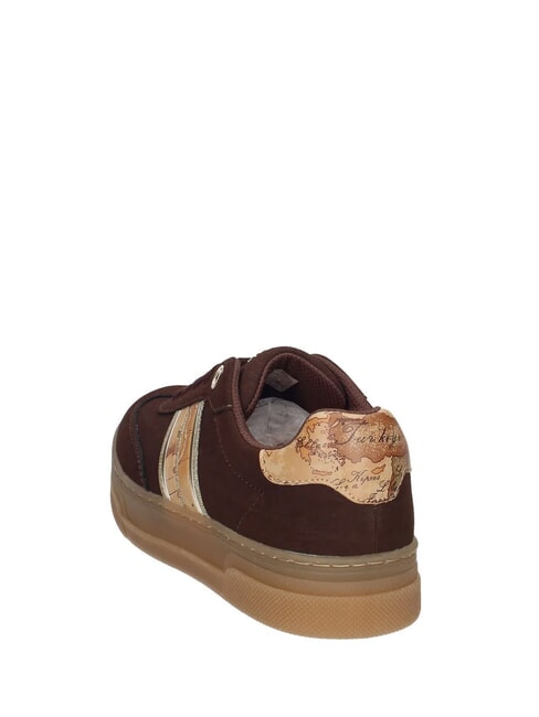 GEO Turnschuhe Dunkelbraun/Geobeige - Damenschuhe