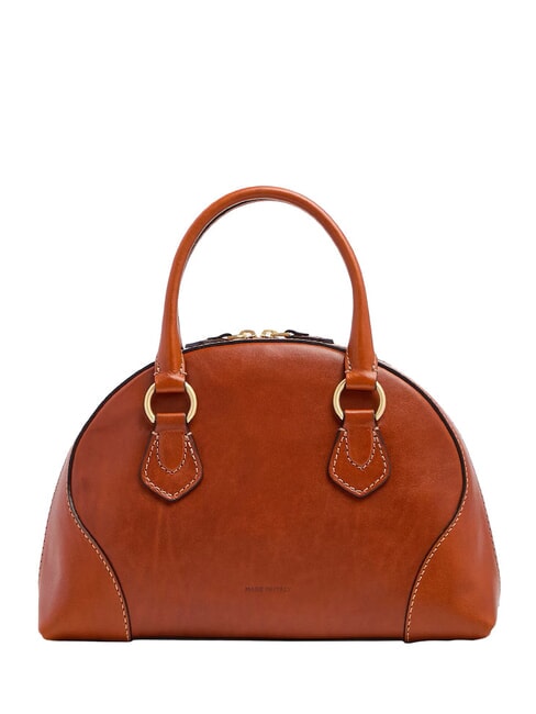 MAGDA Handtasche mit Schulterriemen Safran/Gold - Damentaschen
