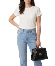 THE BRIDGE IRENE Schultertasche aus Leder Schwarzes Gold - Damentaschen - 2