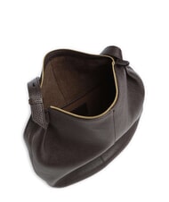THE BRIDGE MARISA Schultertasche, Leder Mokka mit Gold - Damentaschen - 4