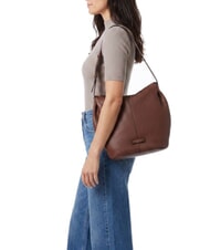 THE BRIDGE MARISA Schultertasche, Leder BRAUN - Damentaschen - 2