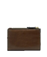 THE BRIDGE LUCREZIA  Clutch aus Leder Mokka mit Gold - Brieftaschen Damen - 3