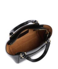 THE BRIDGE LUCREZIA Lederhandtasche mit Schulterriemen Schwarzes Gold - Damentaschen - 3