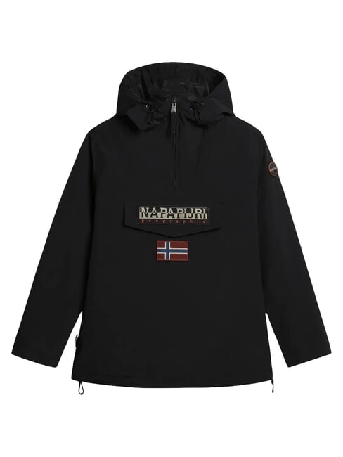 K RAINFOREST SUM 4 Windjacke mit Kapuze und Vordertasche schwarz 041 - Kinder Jacken