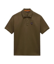 NAPAPIJRI E-BADGE SS 1 Kurzarm-Poloshirt Dunkelolivgr&uuml;n - Herren-Polo-Shirts/Herren-Polo-Shirt/Herrenpoloshirt/Herrenpoloshirts - 4