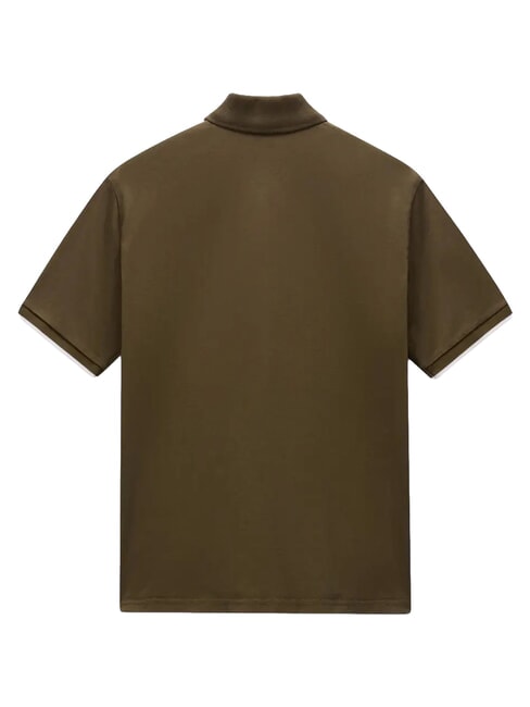 E-BADGE SS 1 Kurzarm-Poloshirt Dunkelolivgr&uuml;n - Herren-Polo-Shirts/Herren-Polo-Shirt/Herrenpoloshirt/Herrenpoloshirts