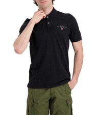 NAPAPIJRI ELBAS 4 Kurz&auml;rmliges Poloshirt aus Baumwolle schwarz 041 - Herren-Polo-Shirts/Herren-Polo-Shirt/Herrenpoloshirt/Herrenpoloshirts - 3