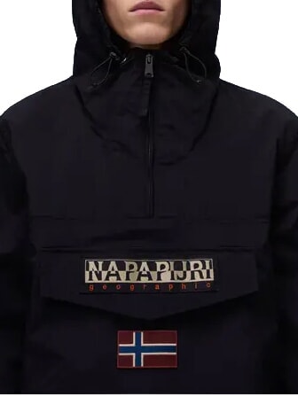 RAINFOREST M SUM 3 Jacke mit Kapuze und Vordertasche schwarz 041 - Herrenjacken