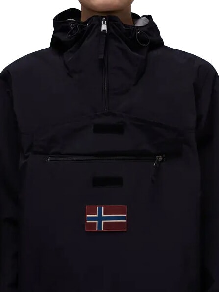 RAINFOREST M SUM 3 Jacke mit Kapuze und Vordertasche schwarz 041 - Herrenjacken