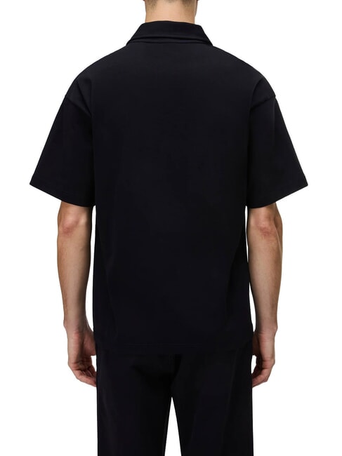 E-ELEVATED LOGO SS Poloshirt aus Baumwolle schwarze Sch&ouml;nheit - Herren-Polo-Shirts/Herren-Polo-Shirt/Herrenpoloshirt/Herrenpoloshirts