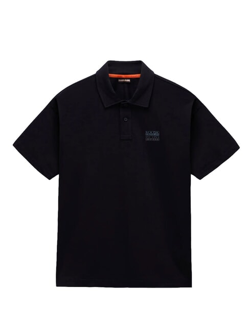 E-ELEVATED LOGO SS Poloshirt aus Baumwolle schwarze Sch&ouml;nheit - Herren-Polo-Shirts/Herren-Polo-Shirt/Herrenpoloshirt/Herrenpoloshirts