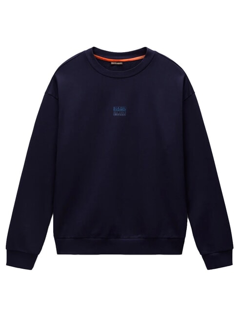 B-ELEVATED LOGO C Baumwoll-Sweatshirt blu marine - Sweatshirts Herren