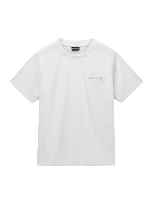 S-CLARAO SS Baumwoll-T-Shirt wei&szlig;es Fl&uuml;stern - T-Shirts und Tops f&uuml;r Damen