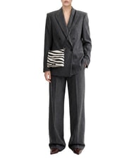 GIANNI CHIARINI HERMY Clutch-Tasche aus Ponyfell schwarz-wei&szlig;es Zebra - Damentaschen - 2