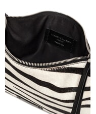 GIANNI CHIARINI HERMY Clutch-Tasche aus Ponyfell schwarz-wei&szlig;es Zebra - Damentaschen - 4