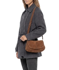 GIANNI CHIARINI HELENA ROUND Schultertasche aus Leder Cognac - Damentaschen - 2