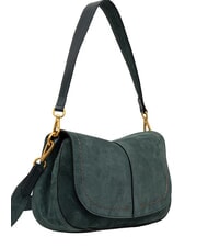 GIANNI CHIARINI HELENA ROUND Schultertasche mit Schulterriemen, aus Leder Samtgr&uuml;n - Damentaschen - 2