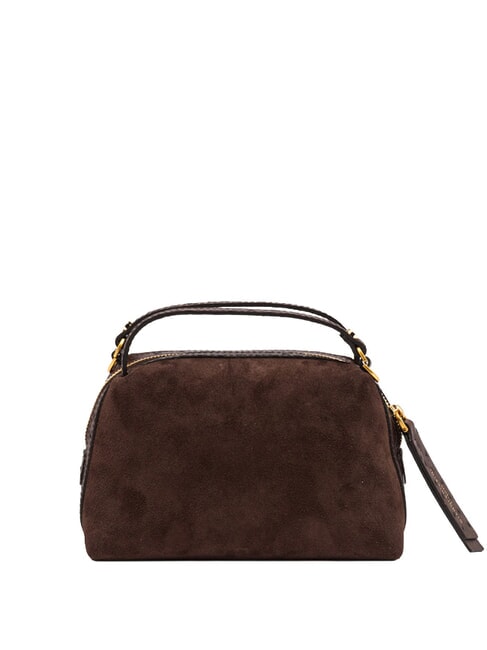 ALIFA Mini-Handtasche mit Schulterriemen Mokka - Damentaschen