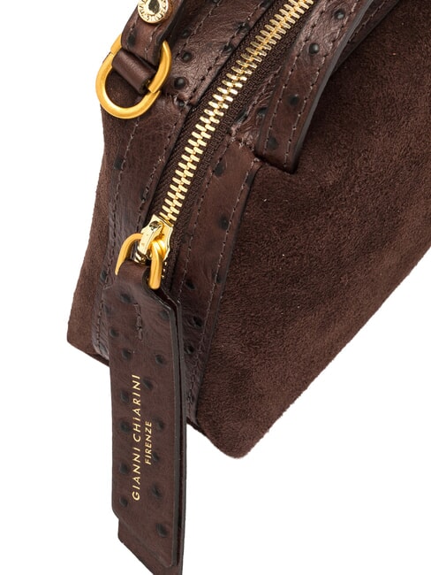 ALIFA Mini-Handtasche mit Schulterriemen Mokka - Damentaschen