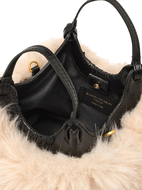 DUA Mini-Handtasche mit Schulterriemen Alabaster - Damentaschen
