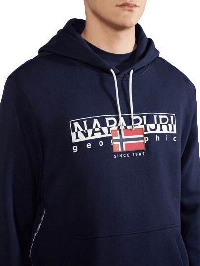 B-AYLMER Kapuzenpullover blu marine - Sweatshirts Herren