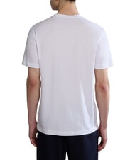 NAPAPIJRI S-KASBA Kurzarm-T-Shirt aus reiner Baumwolle Helles Weiss - Herren-T-Shirts - 2