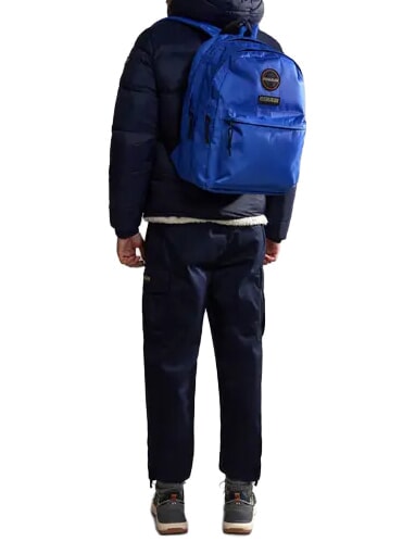 H-VOYAGE DP Rucksack mit doppelter Vordertasche blau blendend - Rucks&auml;cke f&uuml;r Schule &amp; Freizeit