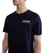 NAPAPIJRI S-KASBA Kurzarm-T-Shirt aus reiner Baumwolle blu marine - Herren-T-Shirts - 3