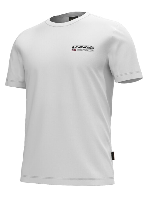 S-KASBA Kurzarm-T-Shirt aus reiner Baumwolle Helles Weiss - Herren-T-Shirts