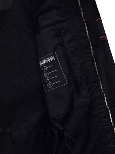 A-RIVALTO FIELD Kapuzenjacke schwarze Sch&ouml;nheit - Herrenjacken
